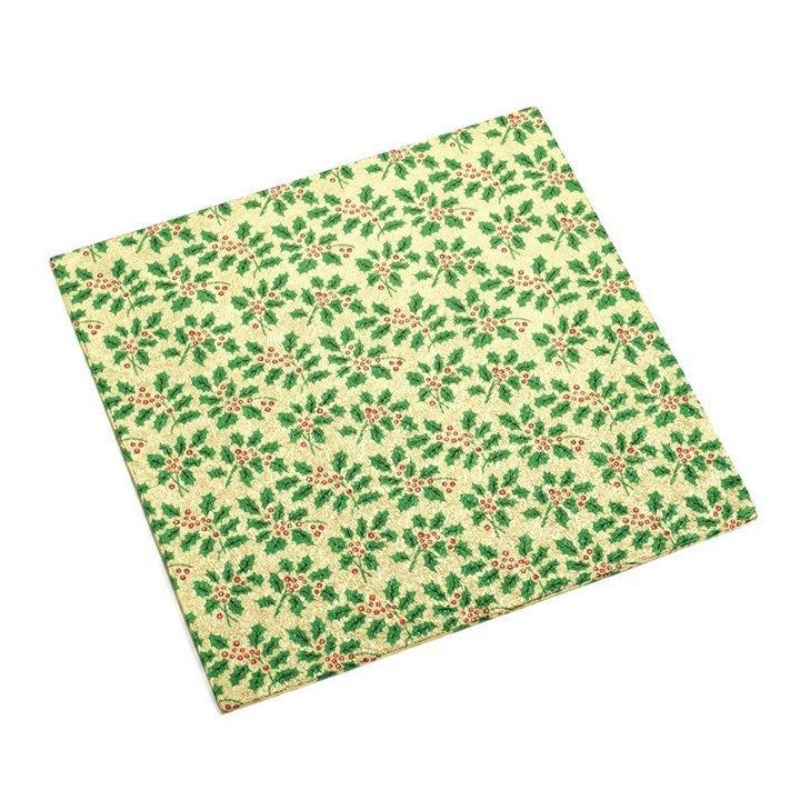 10'' (254mm) Christmas Double Solid Square Cake Card