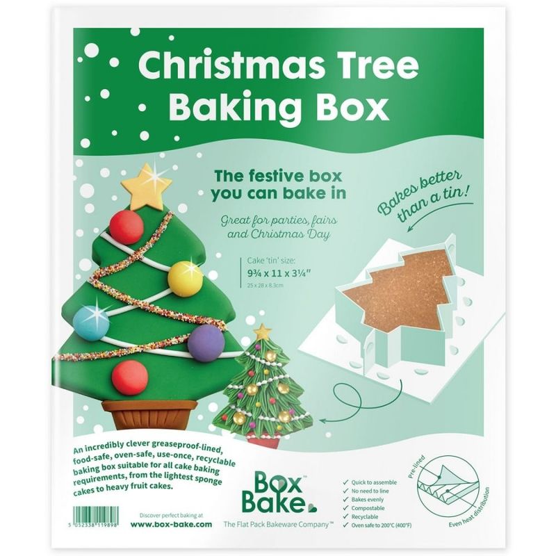 SQUIRES KITCHEN Box Bake - Christmas Tree Pop-Up Baking Tray