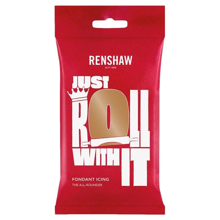 Renshaw Teddy Brown Ready to Roll Sugarpaste 250g