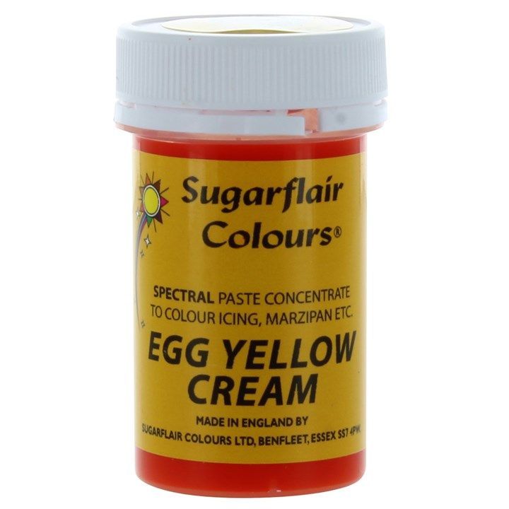 Sugarflair Paste Colours - Spectral Egg Yellow - 25g 5303