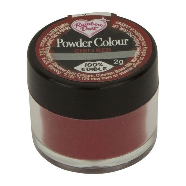 Rainbow Dust Powder Colour - Chilli Red