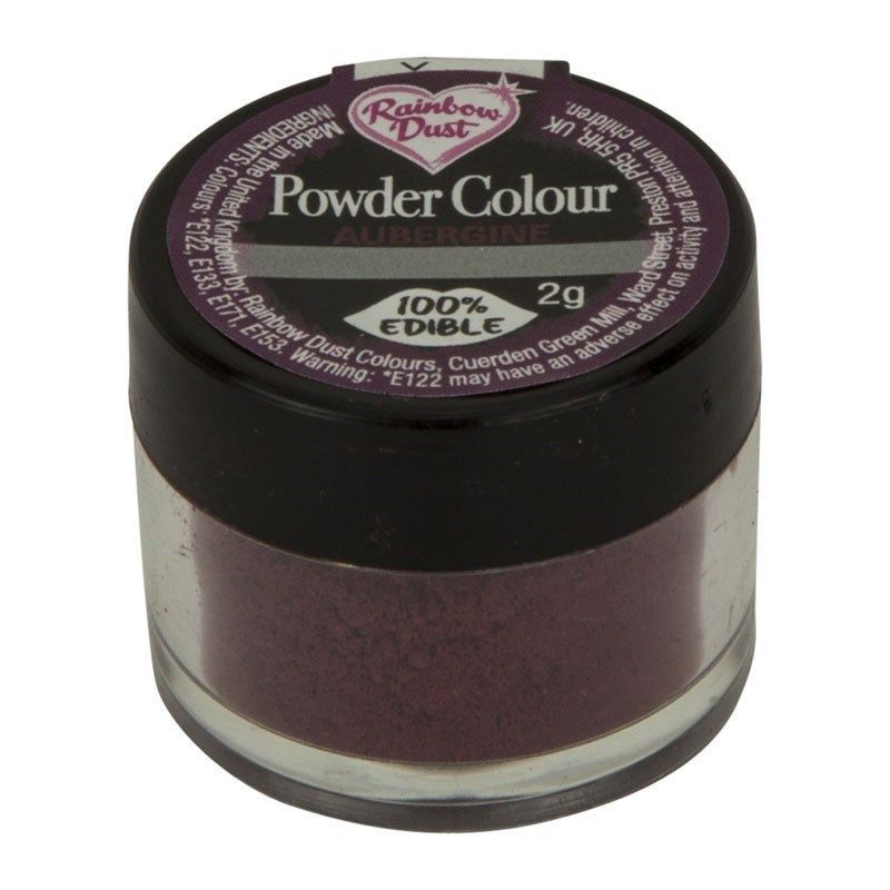 Rainbow Dust Powder Colour - Aubergine