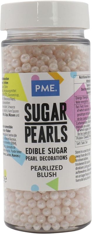 PME SUGAR PEARLS - PEARLIZED OYSTER (100G / 3.5 OZ)