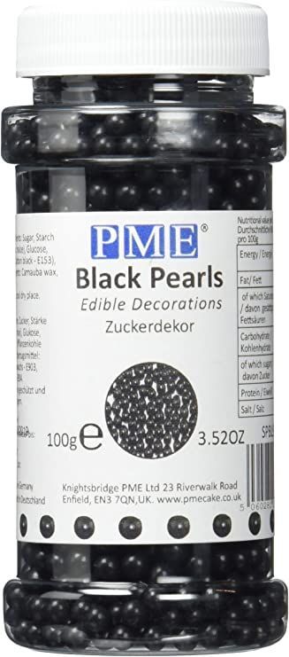 PME SMALL PEARLS - BLACK 100G (100G / 3.5OZ)