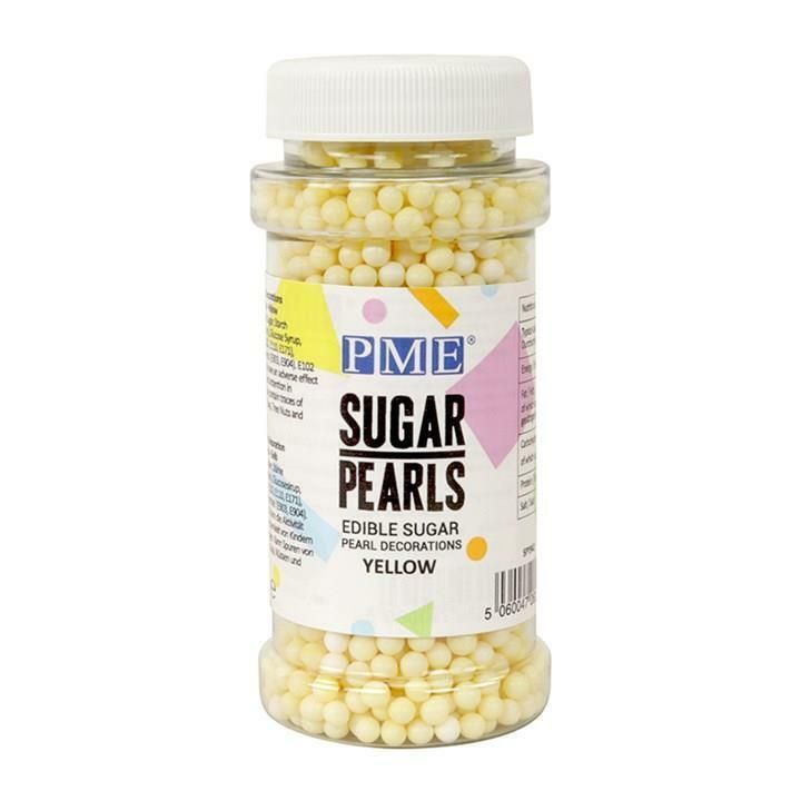 PME SUGAR PEARLS - YELLOW (100G / 3.5 OZ) SPY942