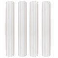 PLASTIC HOLLOW PILLARS PK/4 (152MM / 6”) WHITE DR006
