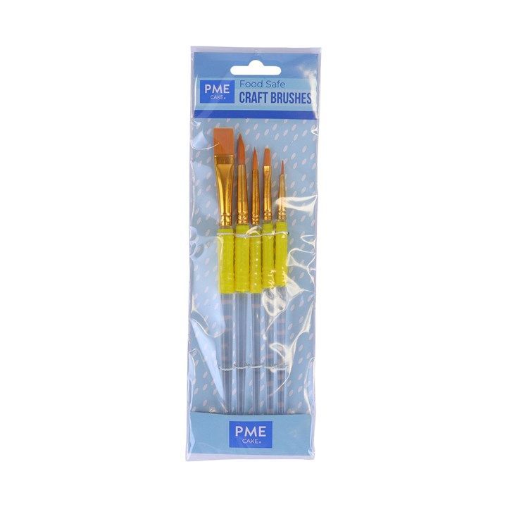 PME Nylon Craft Brushes - Set Of 5 CB1007