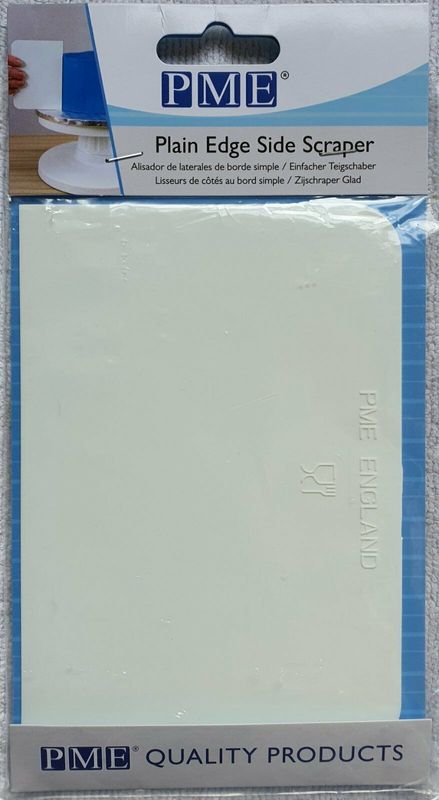 PME SIDE SCRAPERS - PLAIN EDGE PLASTIC (133 X 93MM / 5.3 X 3.7") PS40