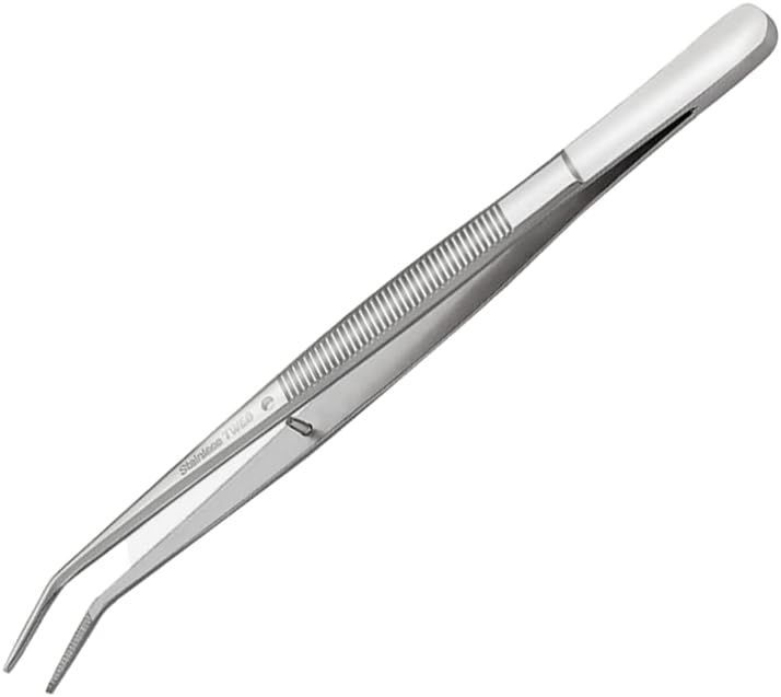 Bexfield 6" Angled Stainless Steel Craft Tweezers S460