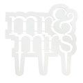 PME PLASTIC CUTTERS - CAKE TOPPER MR & MRS MODERN (185 X 195MM / 7.3 X 7.7") CTMM04