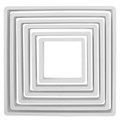 PME CLASSIC SHAPES CUTTERS - SQUARE SET OF 6 PNS4