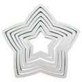 PME CLASSIC SHAPES CUTTERS - STAR SET OF 6 PNS6