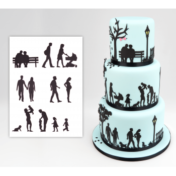 Patchwork Cutters Family Silhouette Set