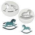 PME PLASTIC CUTTERS - ROCKING HORSE SET OF 2 RH523