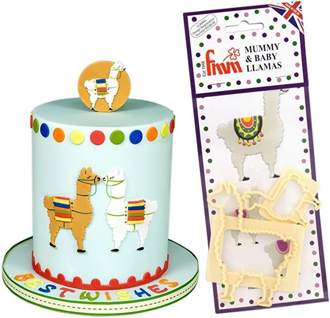 FMM Mummy & Baby Llamas cutter set CUTLLAMA