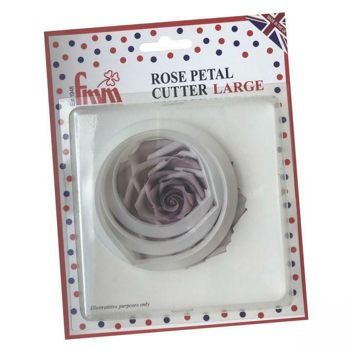 FMM Large Rose Petal Set of 3 Cutters