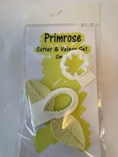 DIAMOND MOULDS - Primrose Cutter & Veiner set Small