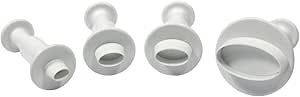 PME SHAPES PLUGER CUTTERS - OVAL SET OF 4 MO154
