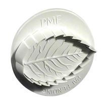 PME FOLIAGE PLUGER CUTTERS - MEDIUM VEINED ROSE LEAF (30MM / 1.1”) RL528