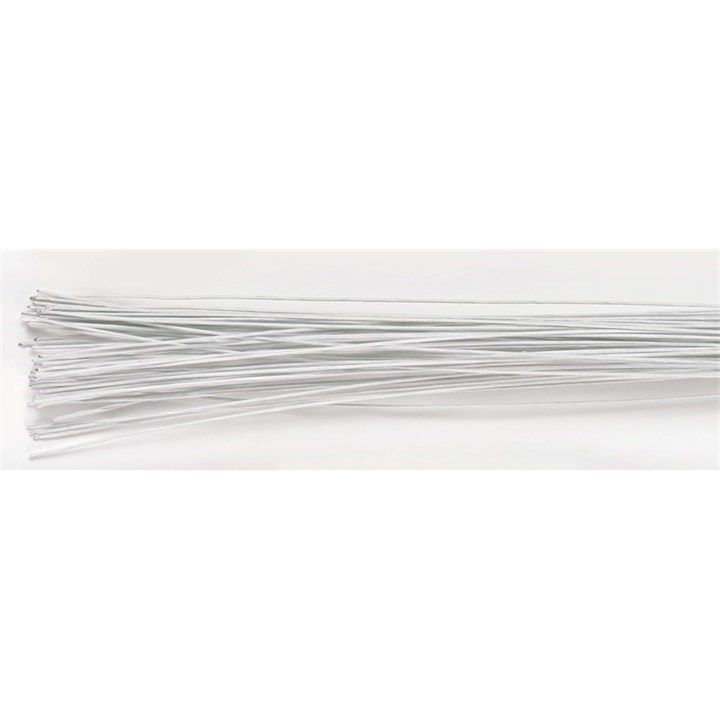 White Floral Wire - 22 Gauge (0.7mm) 20pk 1385W