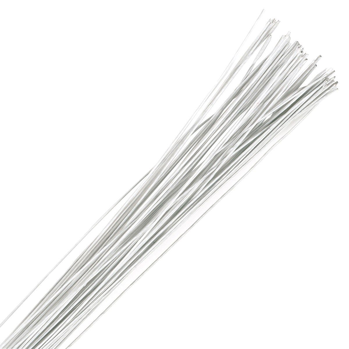 White Floral Wire - 24 Gauge (0.56mm) 50PK 1384W