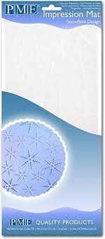 PME IMPRESSION MAT - SNOWFLAKE DESIGN (150 X 305MM / 6 X 12”) IM196