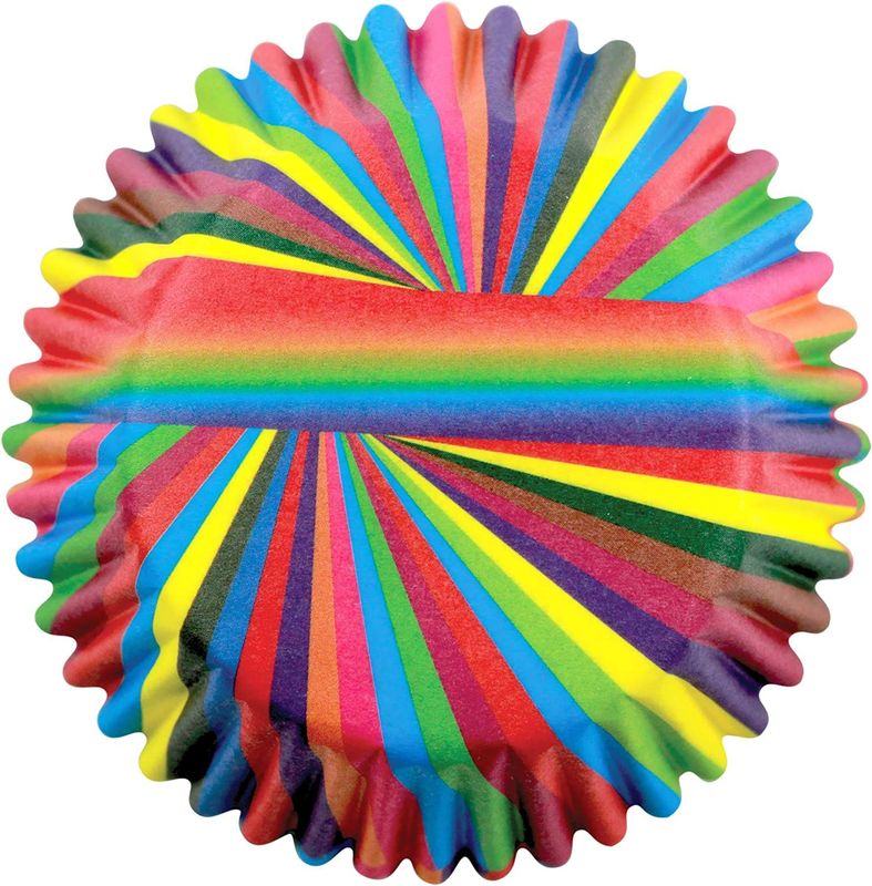 PME Snazzy Stripes Cupcake Case, Standard Size, Pack of 60 BC728
