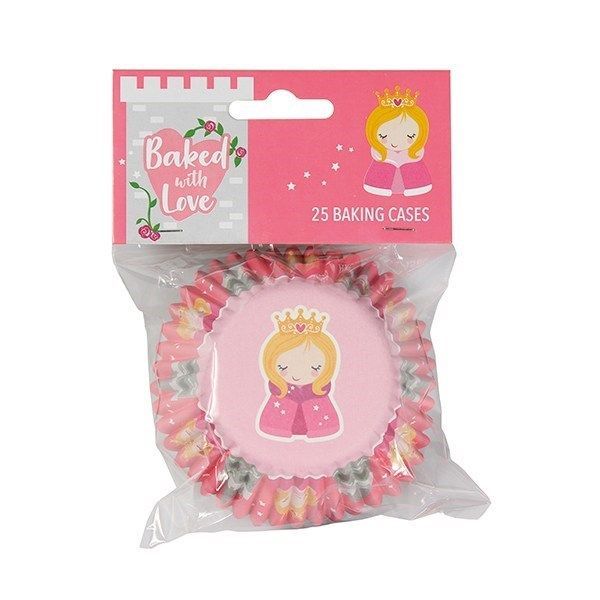 Baked With Love Princess Foil Baking Cases 50134