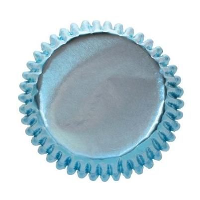 Ice Blue Foil Cupcake Cases - 45 Pack 2309