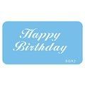 JEM STENCIL - HAPPY BIRTHDAY (88 X 40MM / 3.5 X 1.6”) SGR2