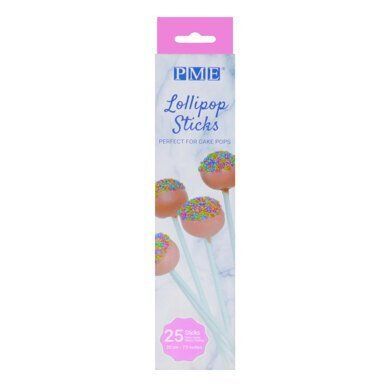 PME LOLLIPOP STICKS PK/25 (20CM / 7.9”) LS173