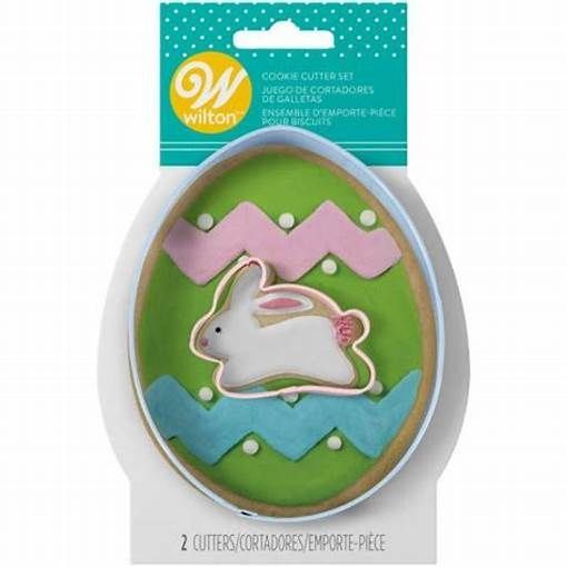 Wilton Metal Cookie Cutter, Egg, Mini Bunny