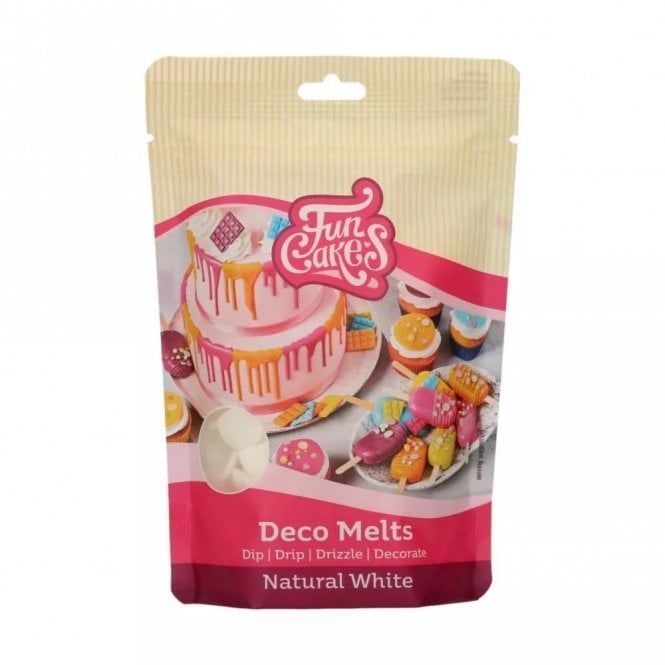 FunCakes Deco Candy Melts - Natural White - 250g