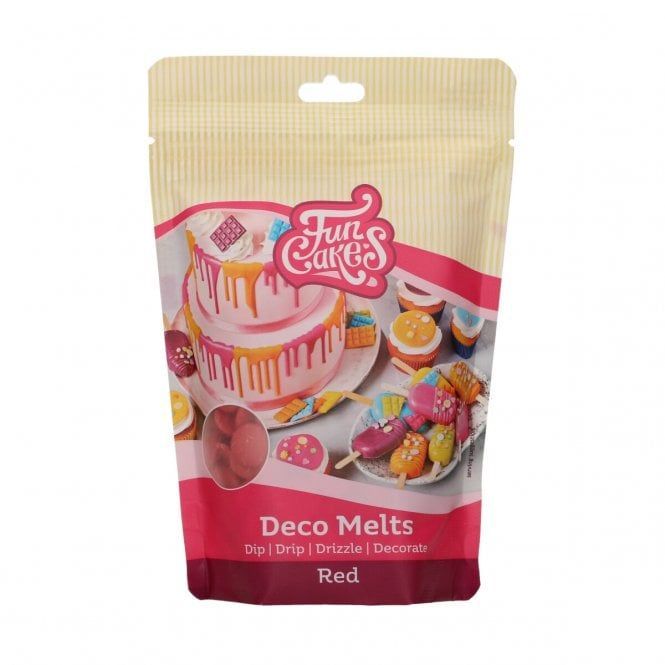 FunCakes Deco Candy Melts - Red - 250g