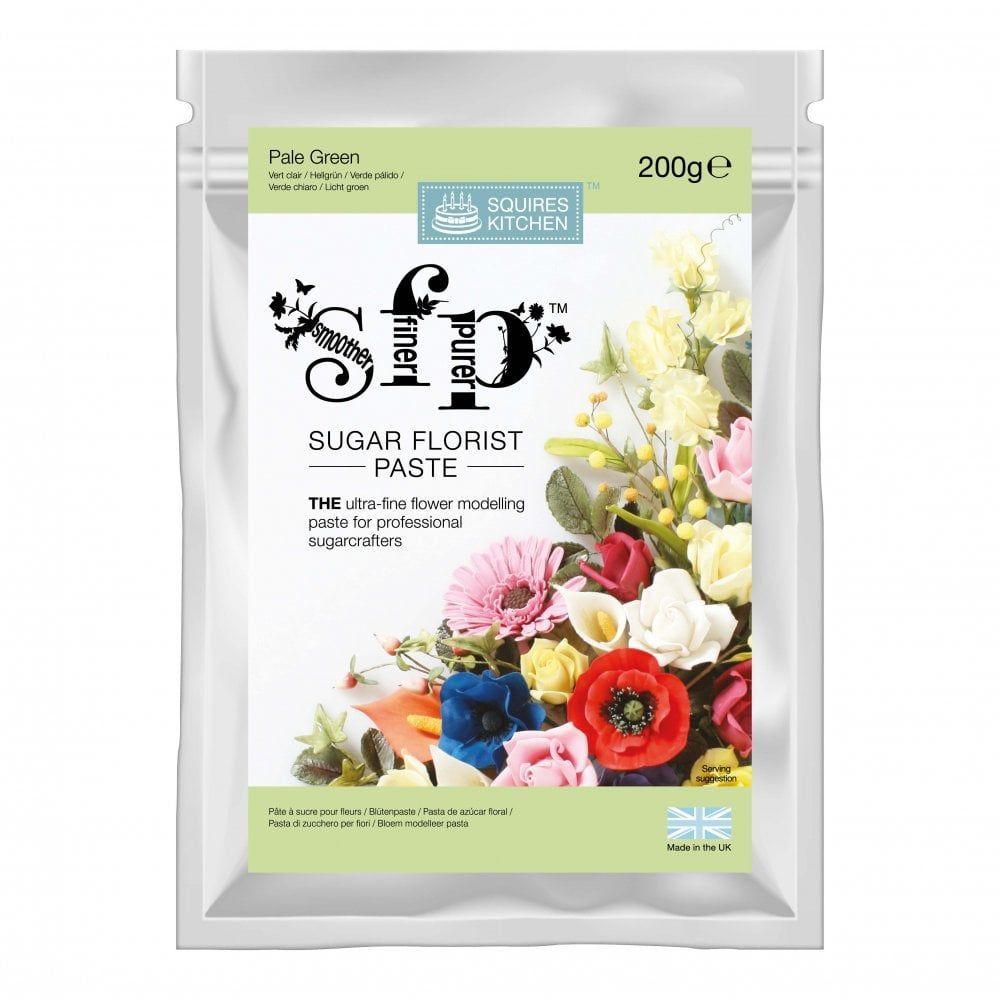 Pale Green Sugar Florist Paste 200g