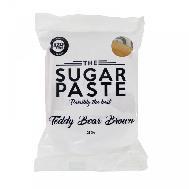 THE SUGAR PASTE 250g - Teddy Bear Brown  - 250g