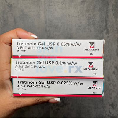 Tretinoin Gel (0.025%, 0.05%, 0.1%)