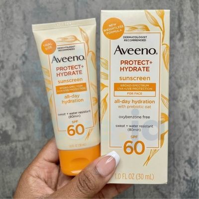 Aveeno Protect + Hydrate Face Sunscreen Lotion SPF 60