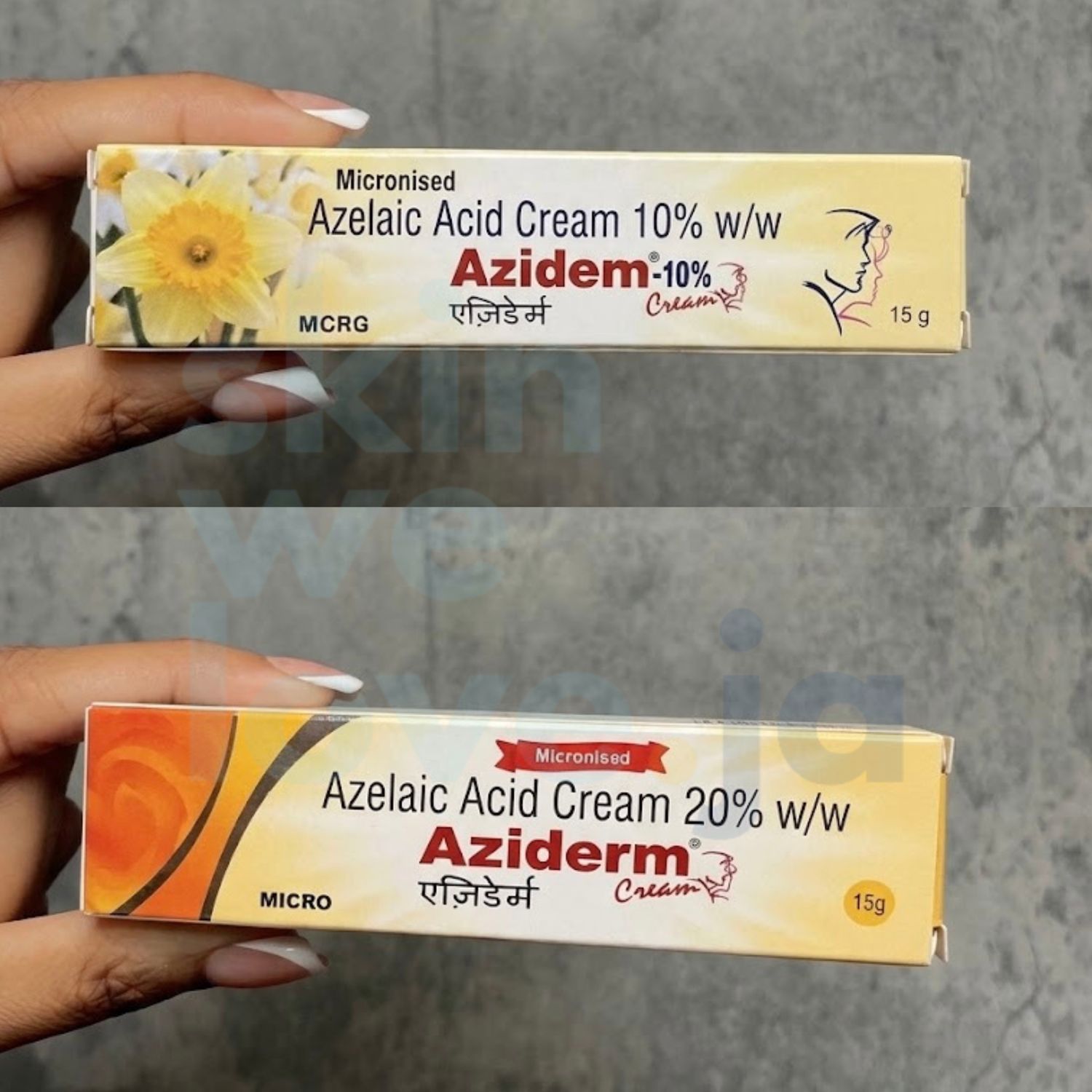 Aziderm Azelaic Acid Cream 10% &amp; 20% – Acne &amp; Hyperpigmentation Treatment