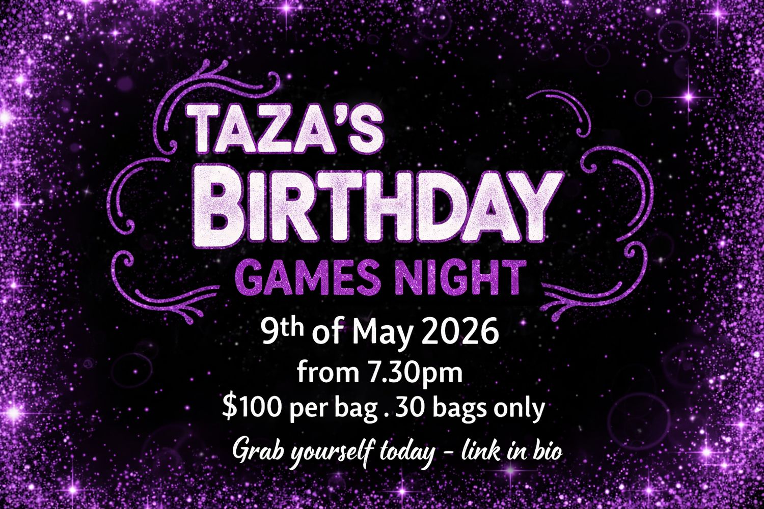 Taza's Birthday Games Night