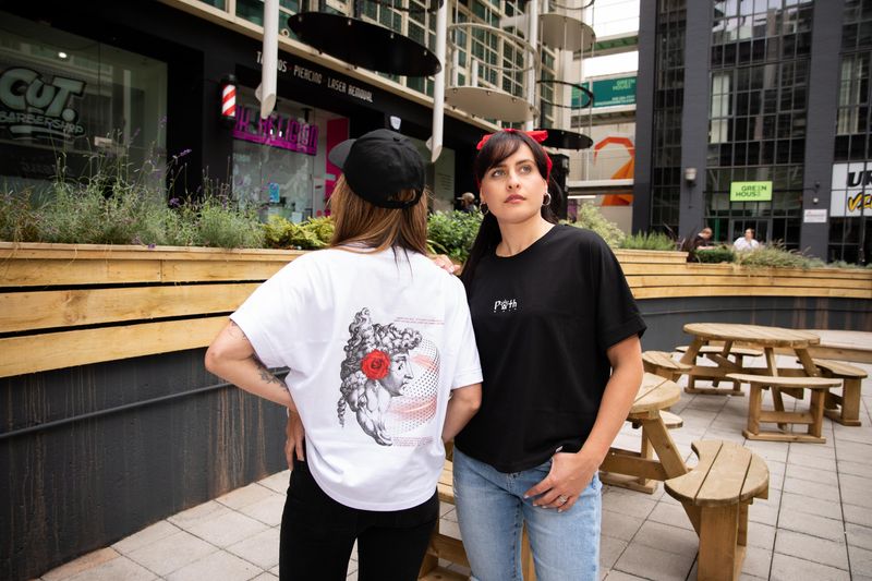 Oversized T-shirt - Perception (Printed logo)