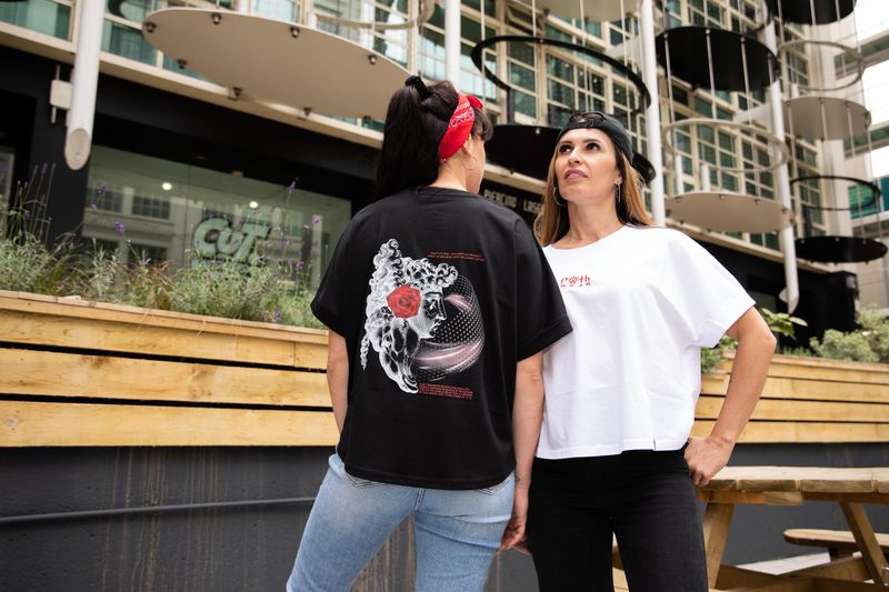 Oversized T-shirt - Perception (Embroidered logo)