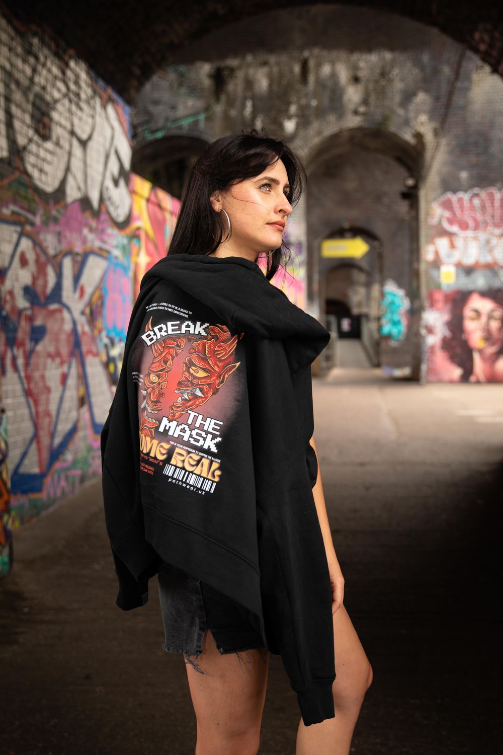 Organic Cotton Zip Hoodie – Mask