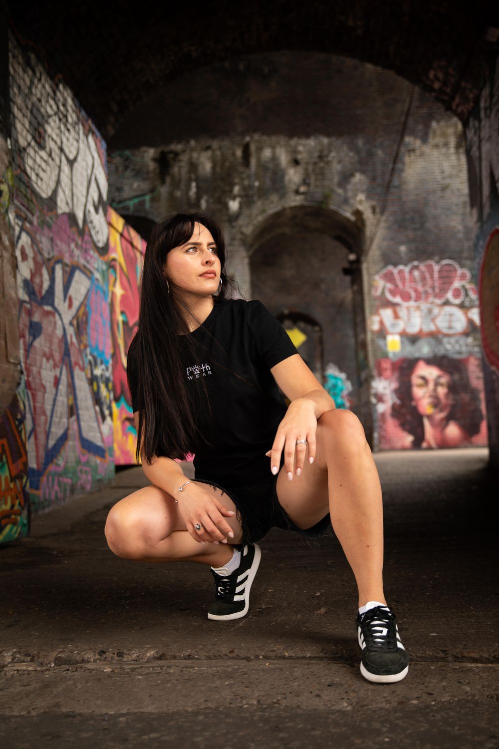 Plain organic Tee (embroidered logo)