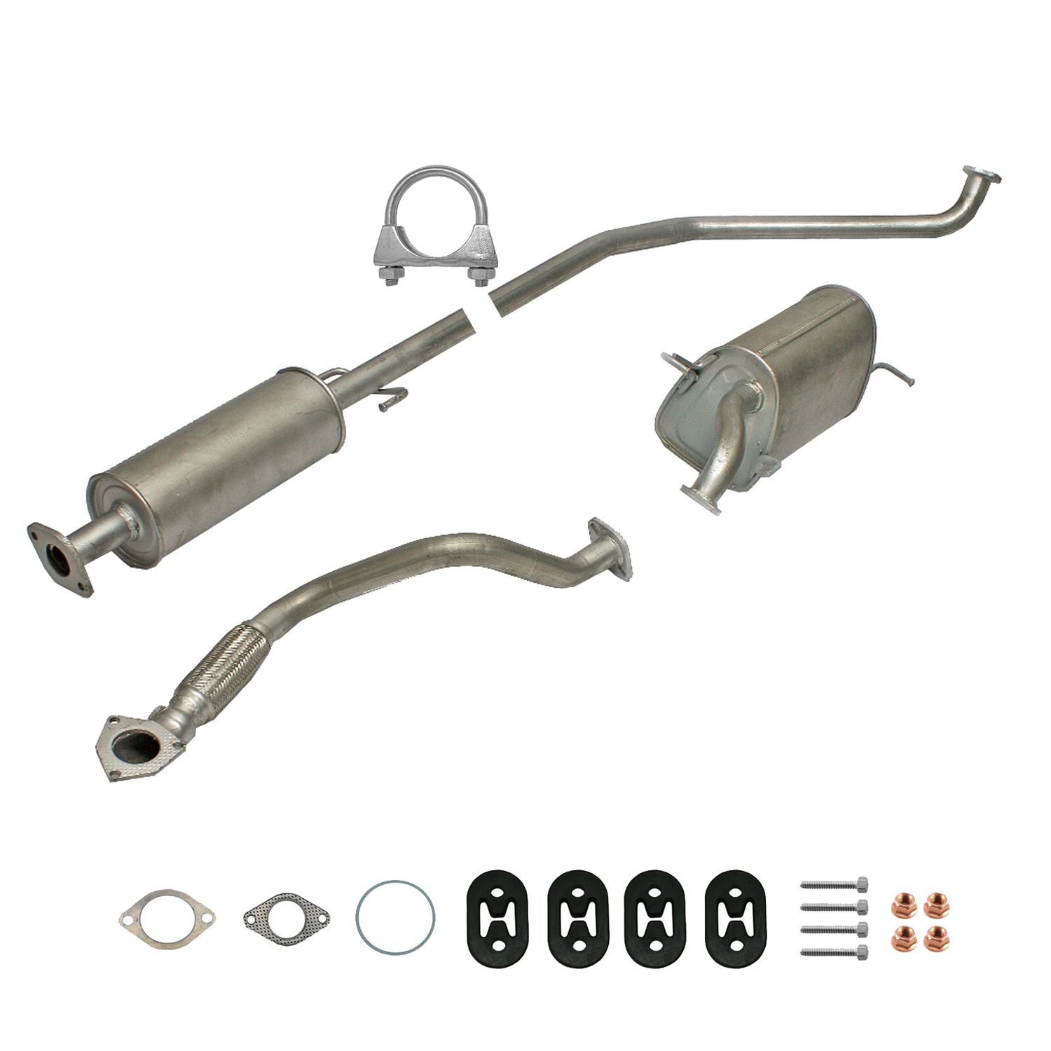 CHEVROLET Zestaw tłumików do Chevrolet Daewoo Kalos 1.4 1.4 16V
