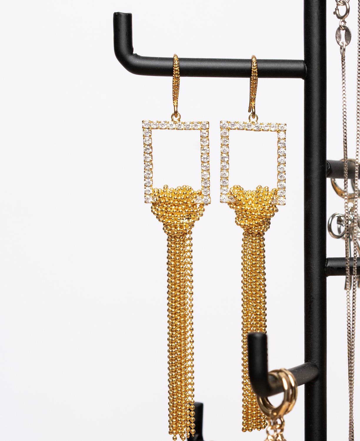 Luxe gouden statement oorbellen