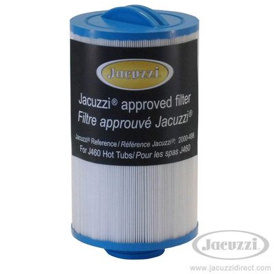 filtre blanc et bleu pour spa 