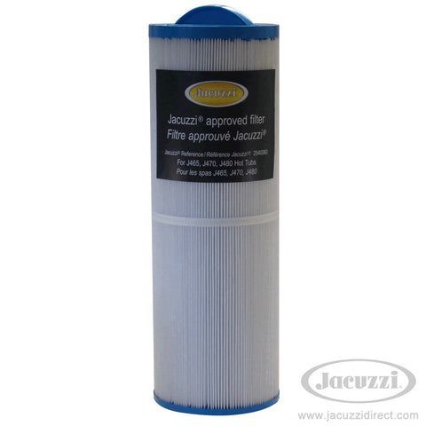 filtre pour spa blanc et bleu 
