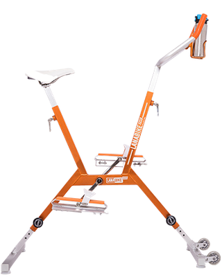 Vélo Lanabike Evo Aquabike orange et blanc