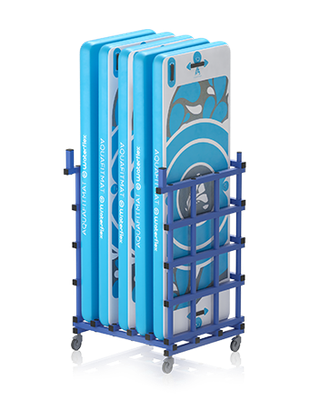 Chariot pour tapis d'aquagym